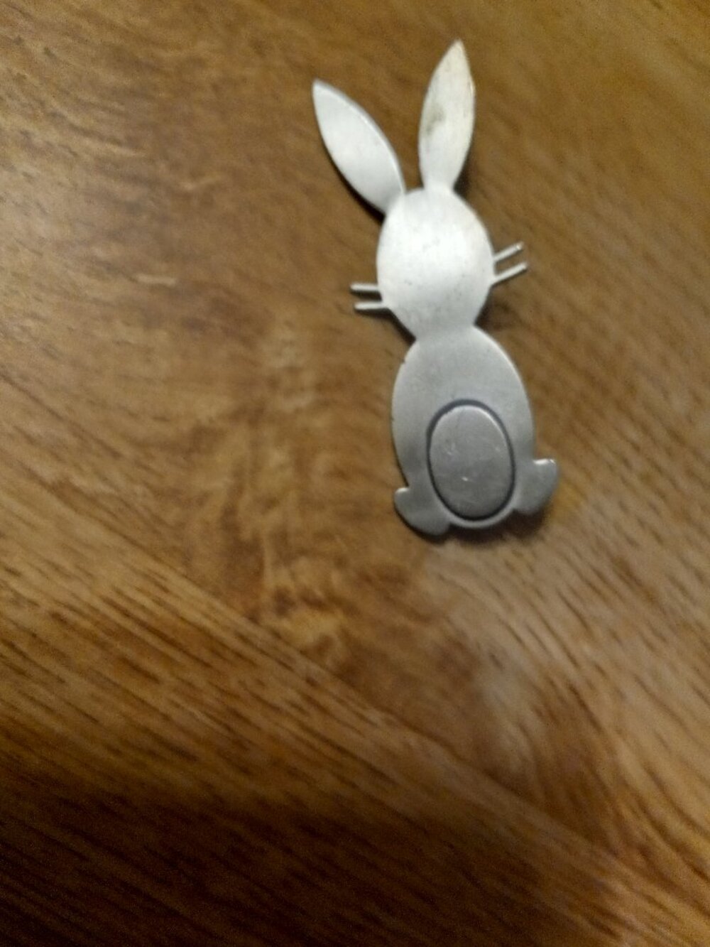 Vintage Sign Beaucraft Sterling Silver Rabbit Brooch Pin